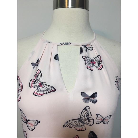 Candie's Butterfly 🦋 Print Halter Dress XS - Picture 4 of 5